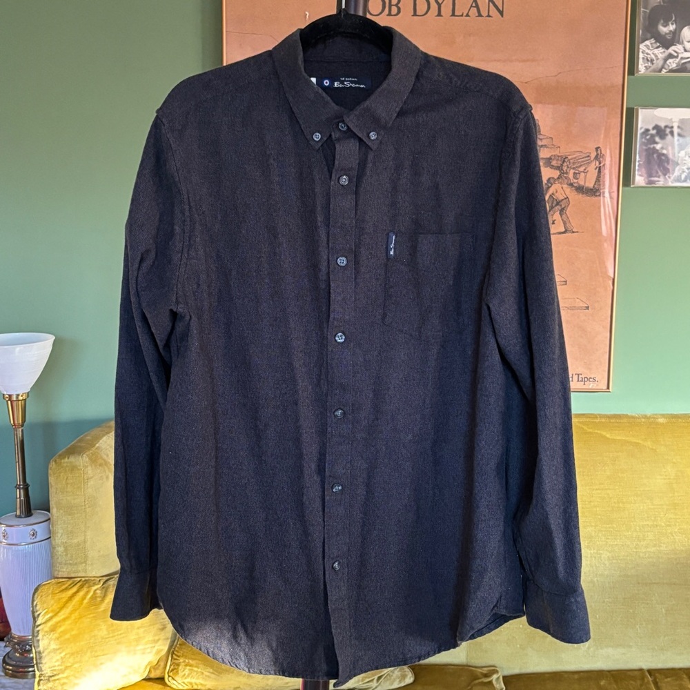 BEN SHERMAN: Classic 100% Cotton Flannel Button Down